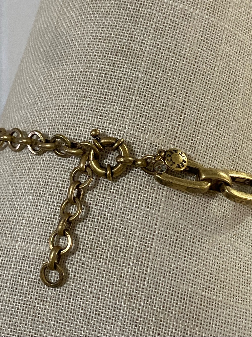 J. Crew Big & Chunky Necklace Vintage Look Runway Collar - Picture 5 of 9
